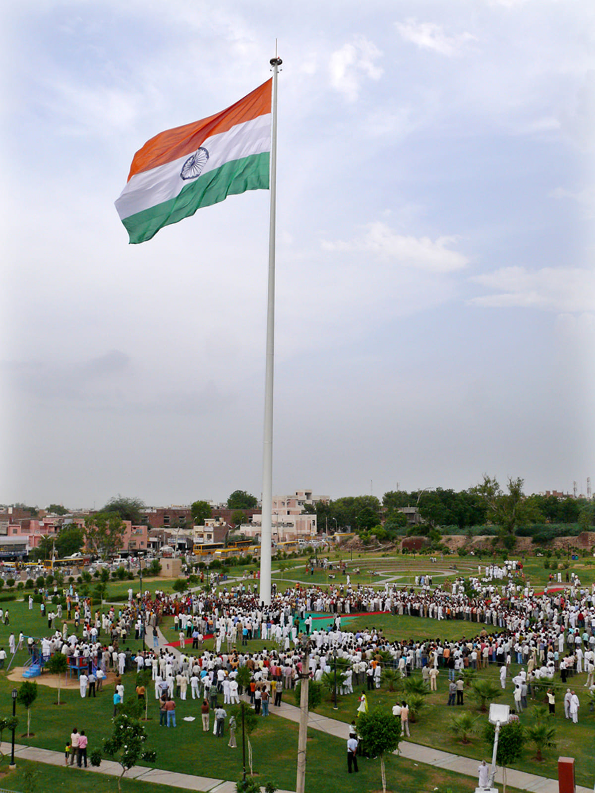 Hoisting and Flag Unfurling